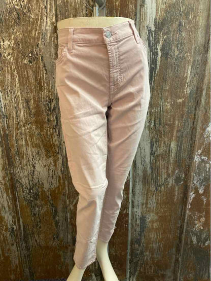 7 For all Mankind Size 14 Light Pink Pants