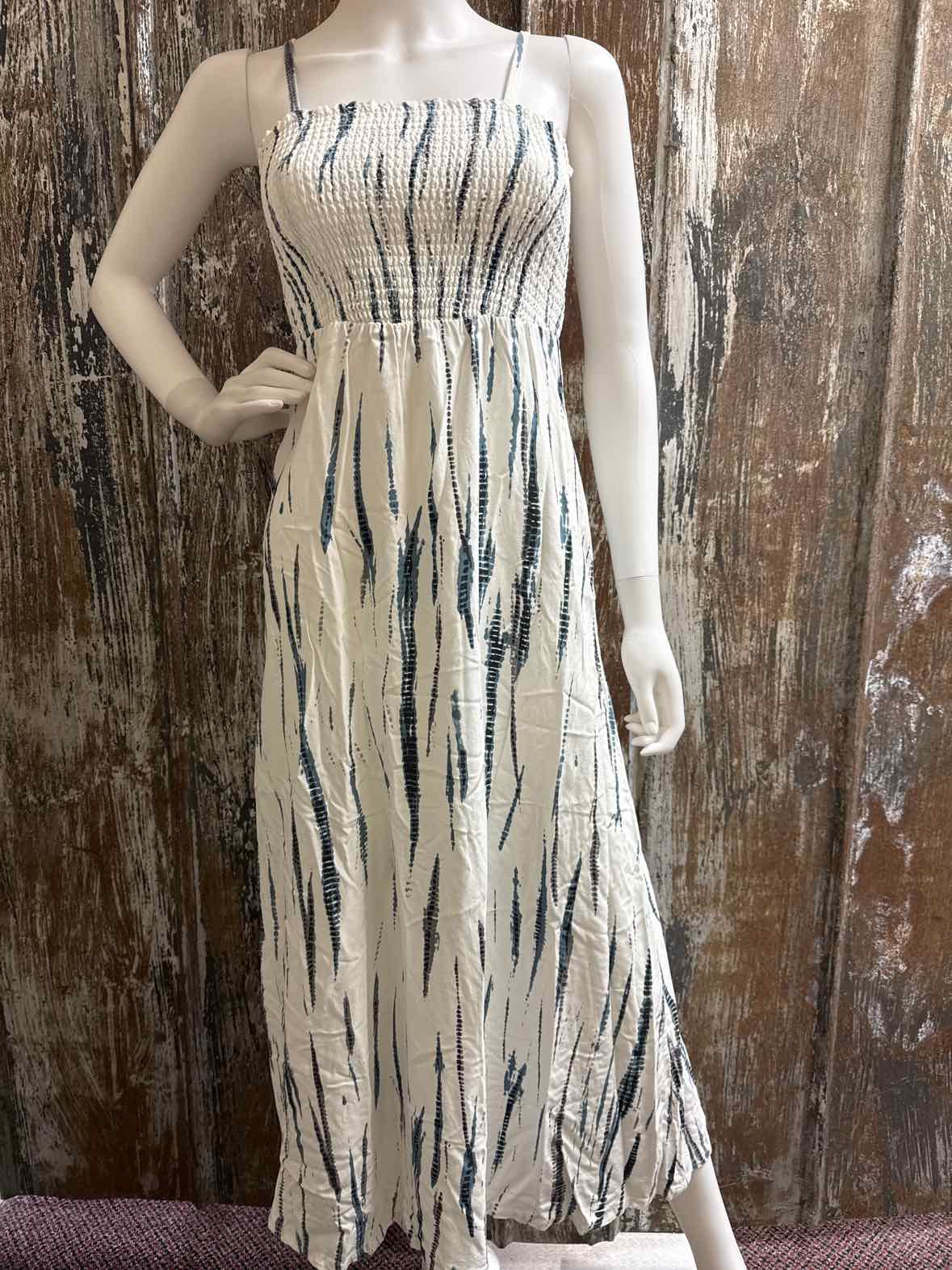 Soft Surroundings Size extra small white/blue print Dress