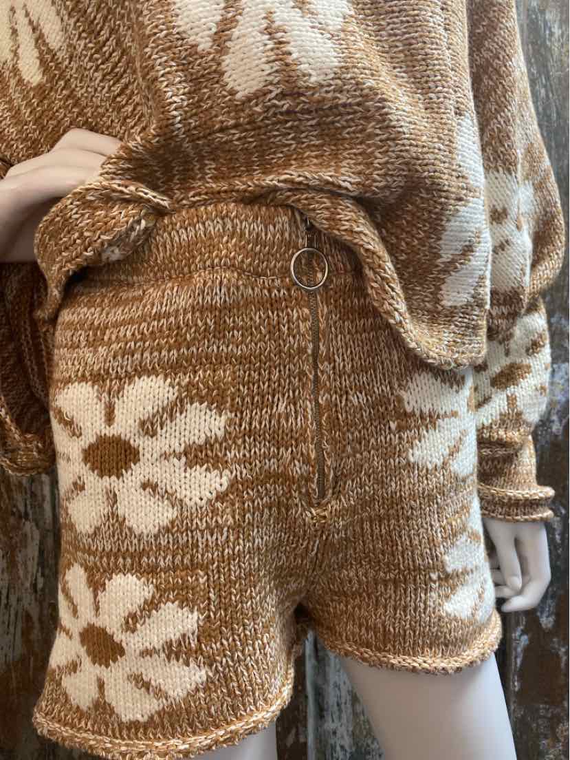 Storia Brown floral print Lounge Set
