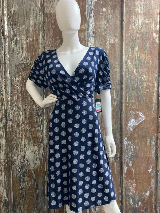 Tommy Hilfiger Size 16 (Extra Large) Blue Print Dress