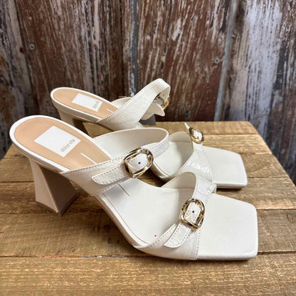 Dolce Vita 8 White Sandals
