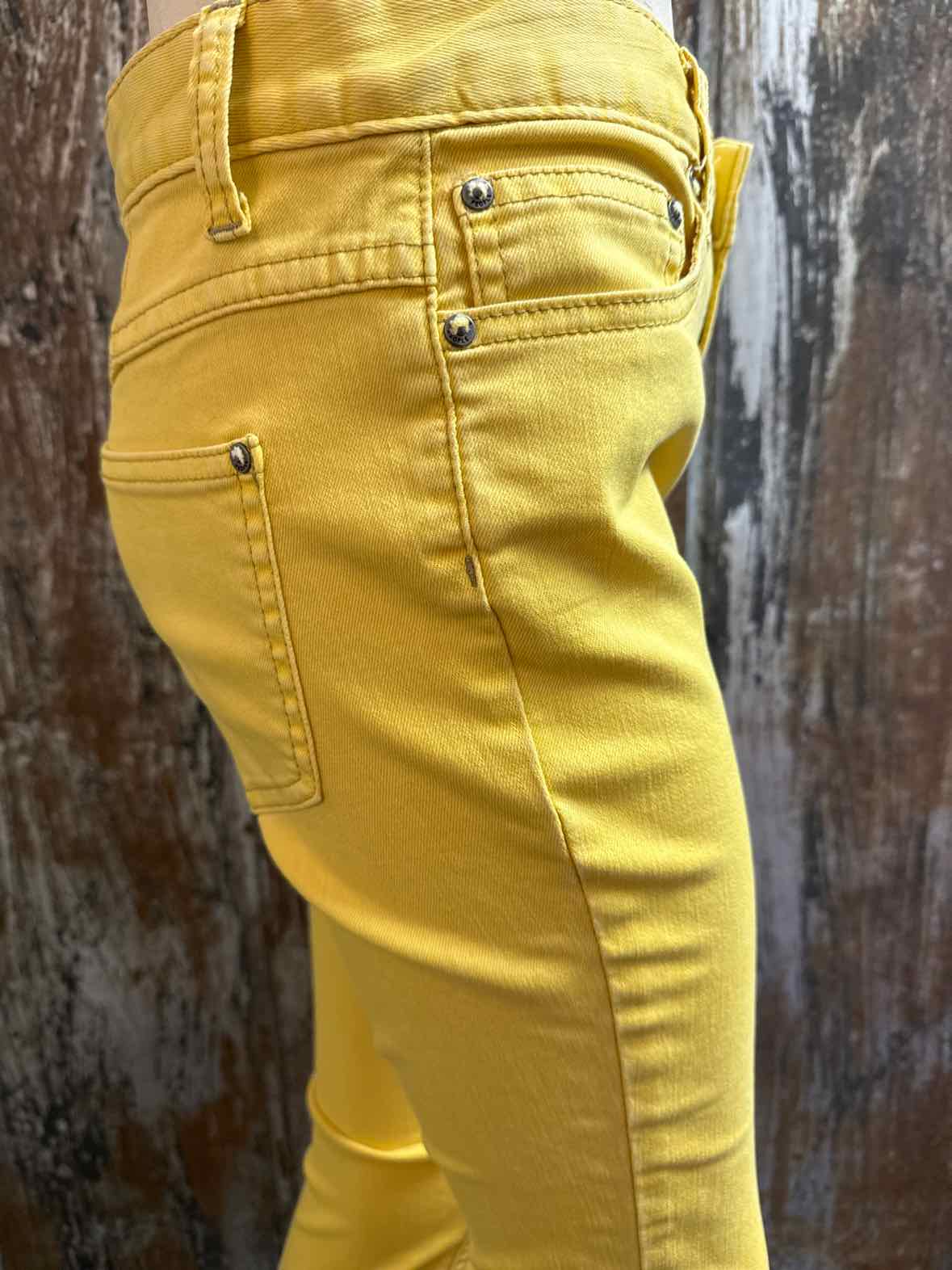 Free People Size 0 Yellow Pants