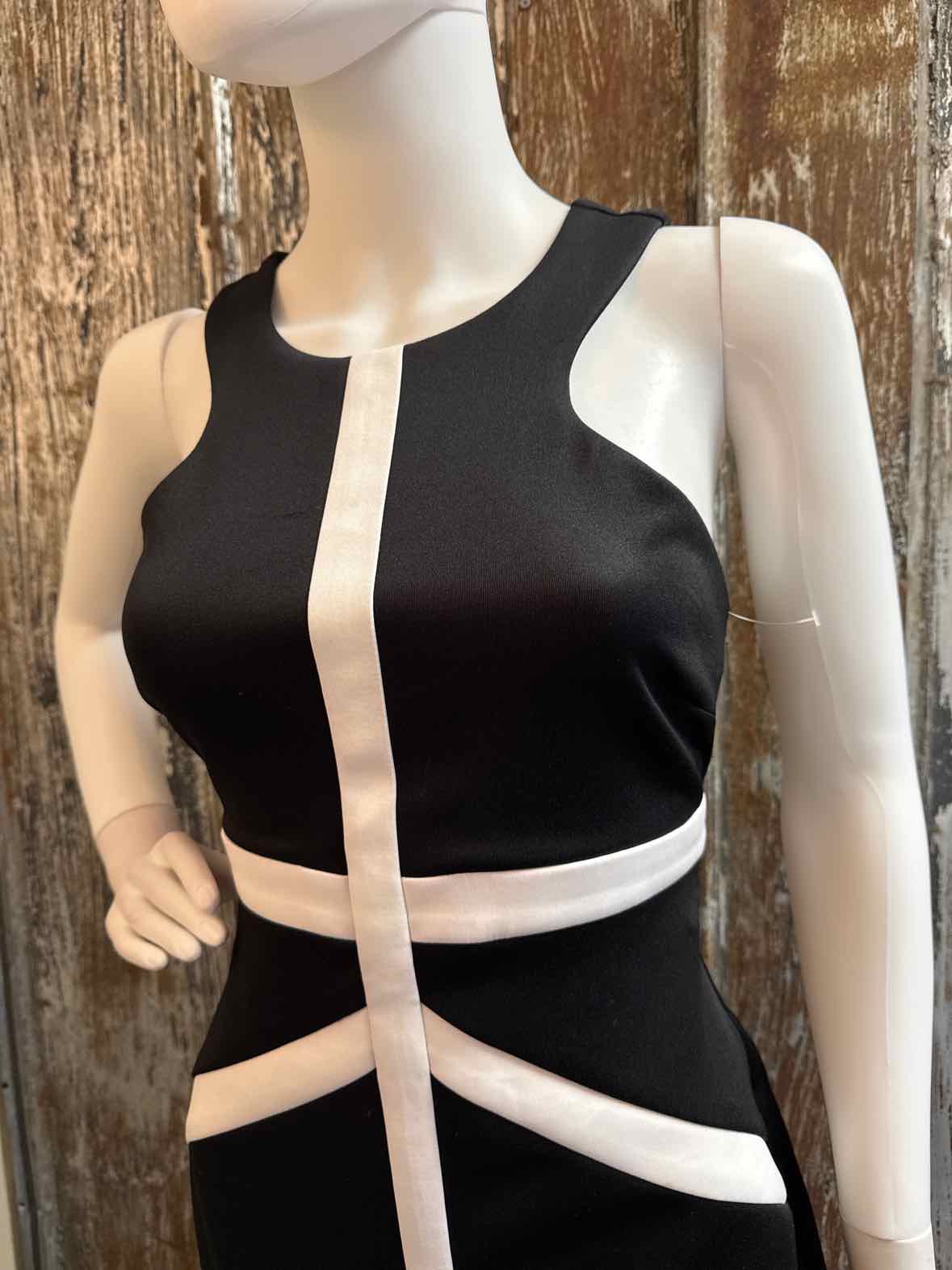 Bisou Bisou Size 8 (Medium) Black Dress