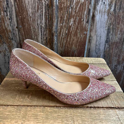 Jewel Badgley Mischka 10 Pink Shoes