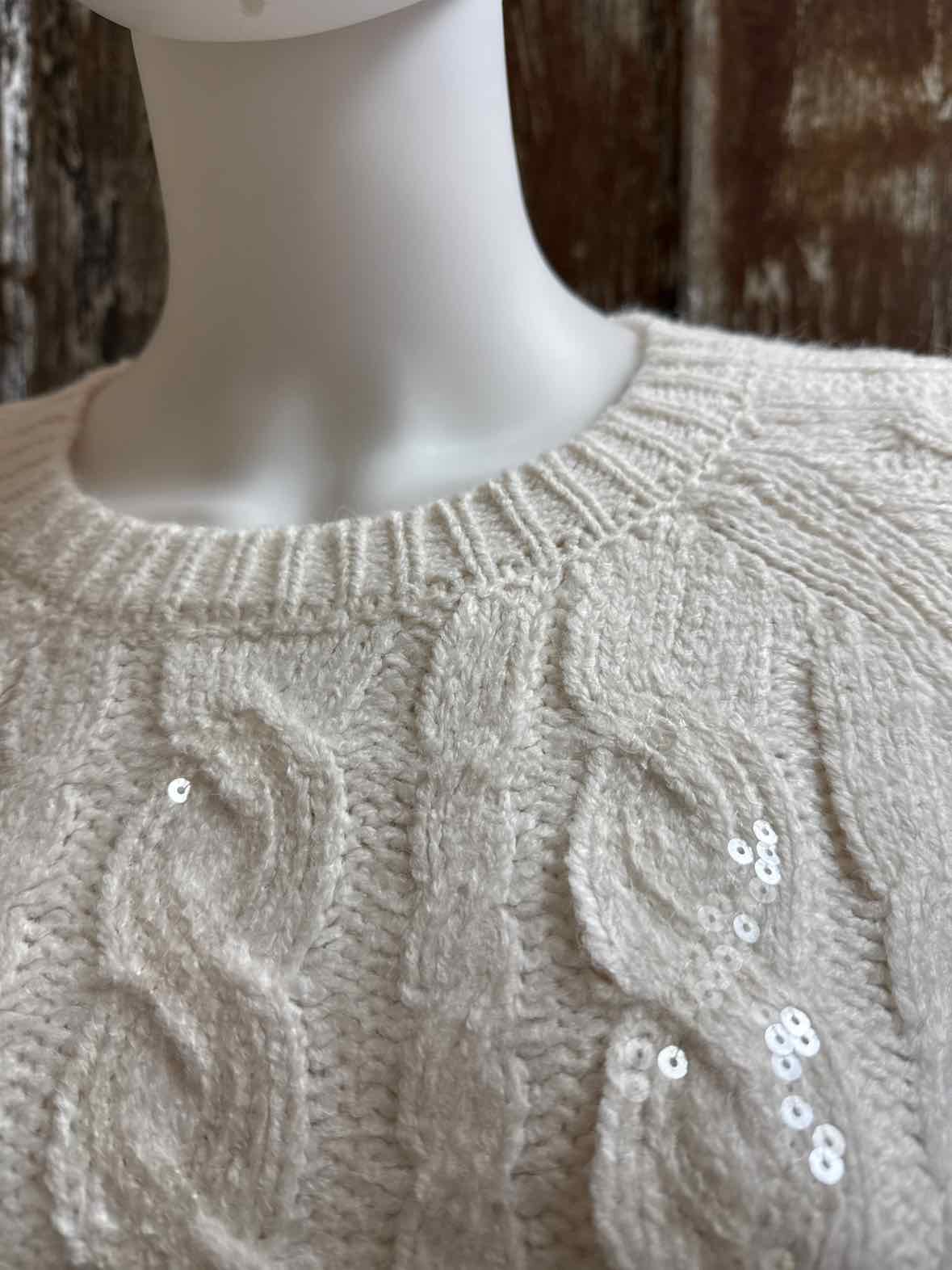 Christopher & Banks Size Medium White Sweater