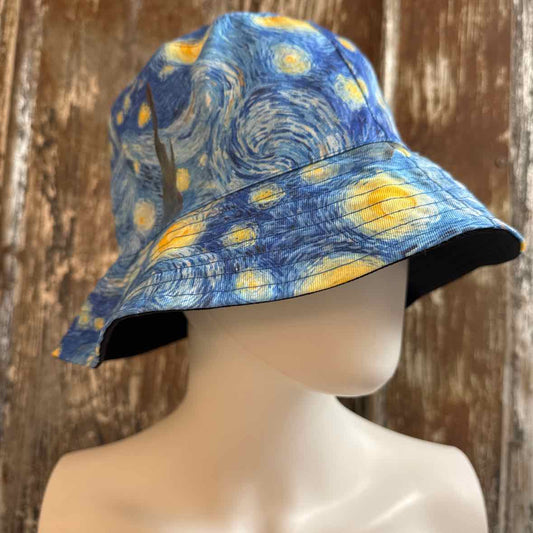 Beyond Van Gogh Size One Size Blue Hat