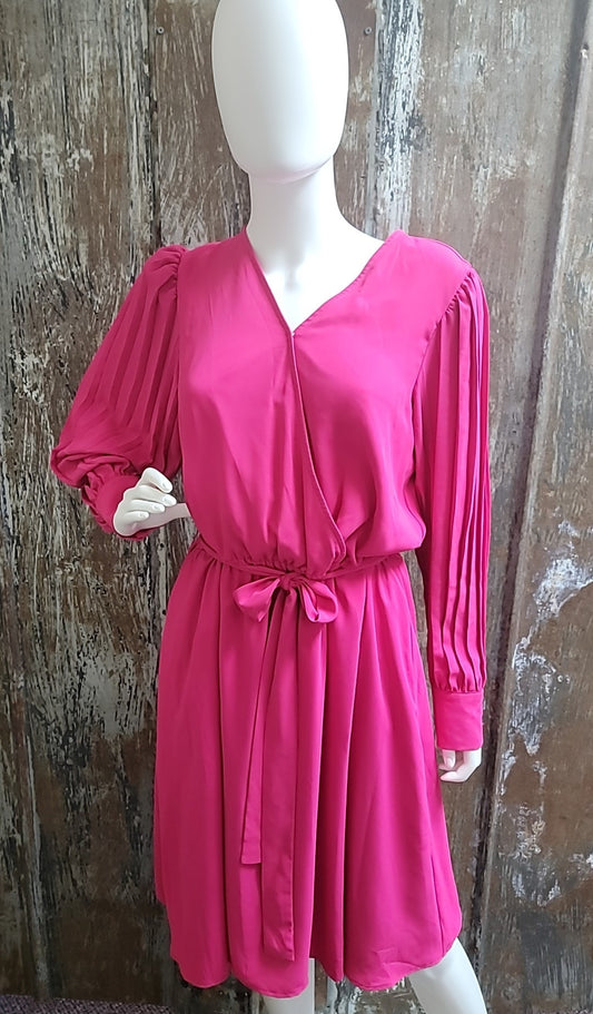 Anne Klein Size Large Hot Pink Dress