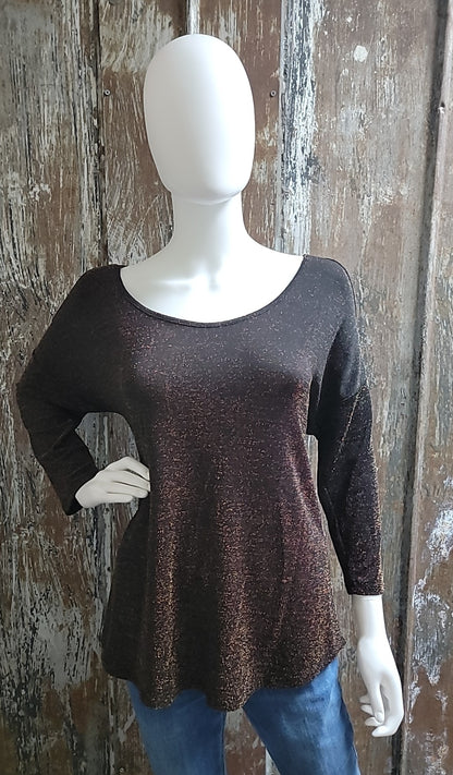 Buffalo Size Large Copper & Black tops