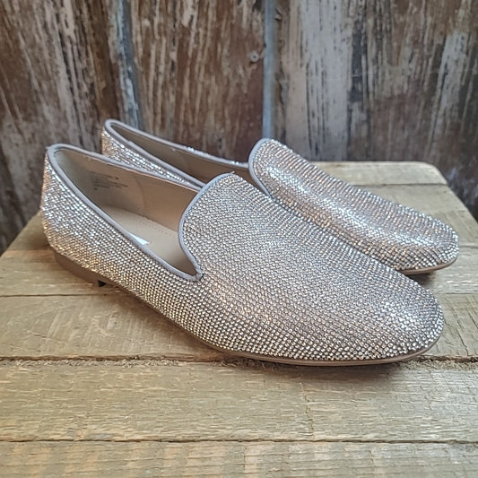 Steve Madden 9 Silver Rhinestone Shoes