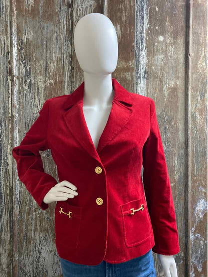 Talbot's Size 10 Petite (Medium) Red Blazer