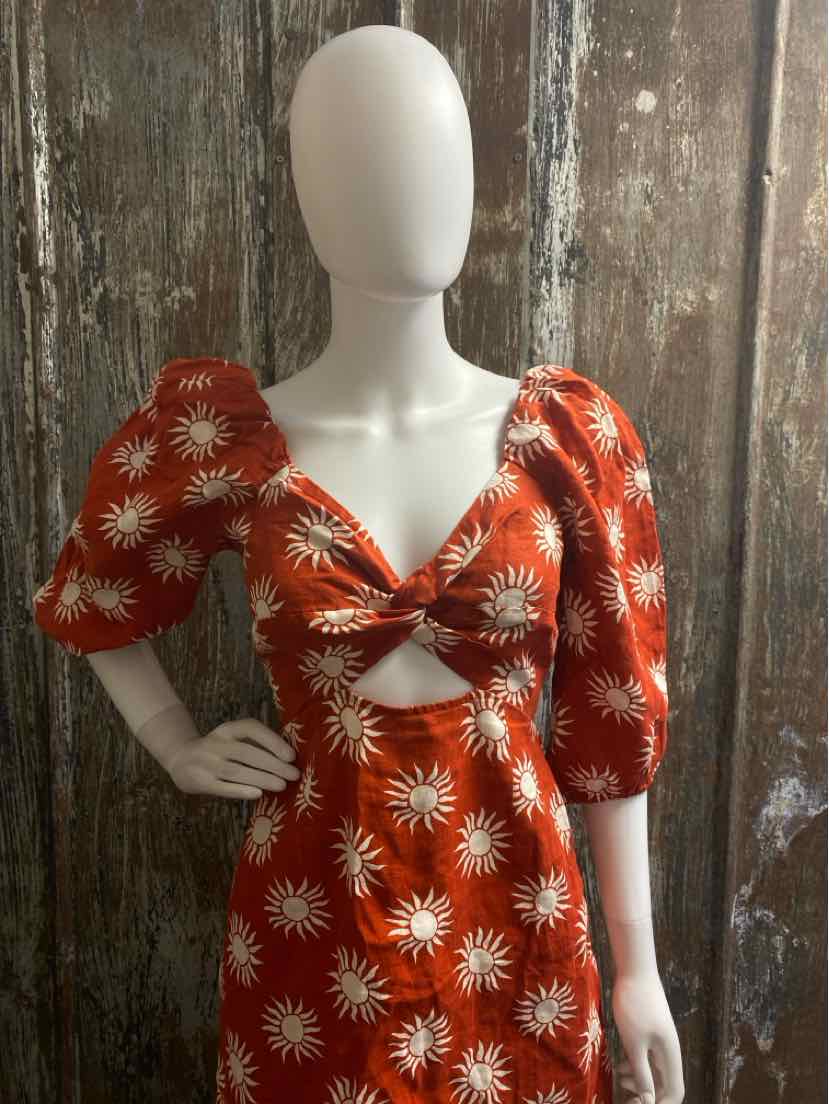 Loft Size small Dark Orange Dress