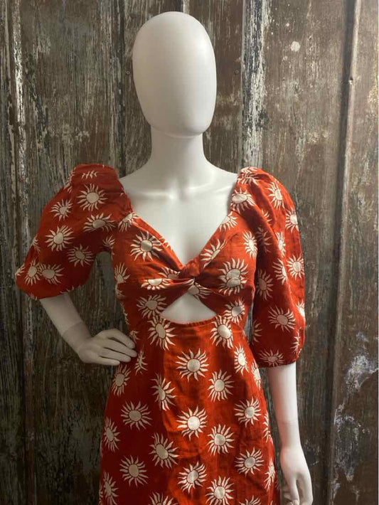 Loft Size small Dark Orange Dress