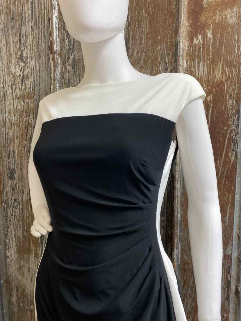 Chaps Size small black/white Dress