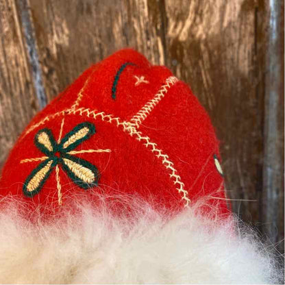 Vintage Eskimo Made Red Hat