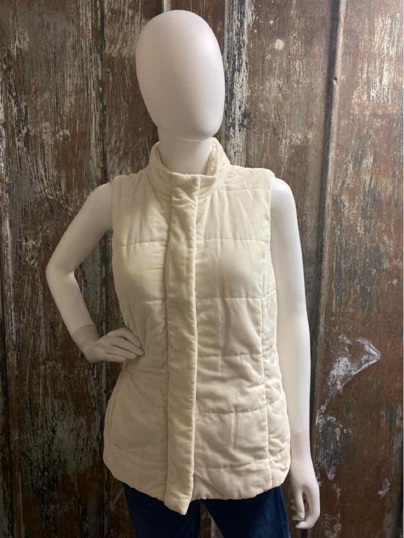 J. Jill Size Medium Petite White Vest