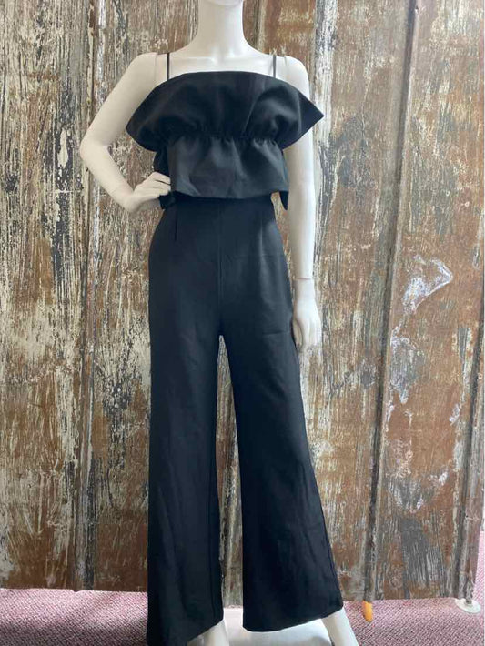 FSL Apparel Size Medium Black Jumpsuit