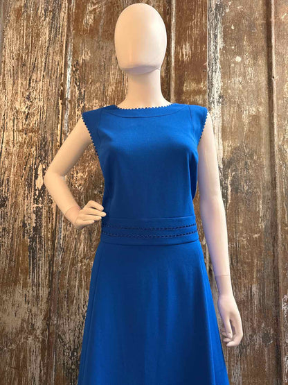 Calvin Klein Size 18 (1X) Blue Dress