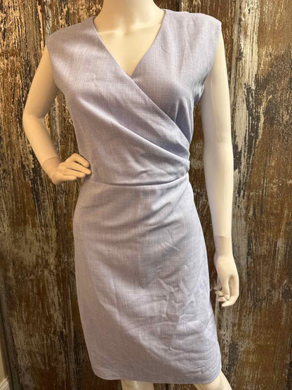Ann Taylor Size 6 (Small) Blue Dress