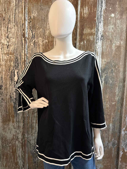 Joseph Ribkoff Size Extra Extra Large Black Sweater