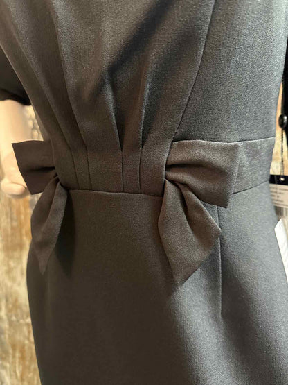 Adrianna Papell Size 8 (Medium) Black Dress