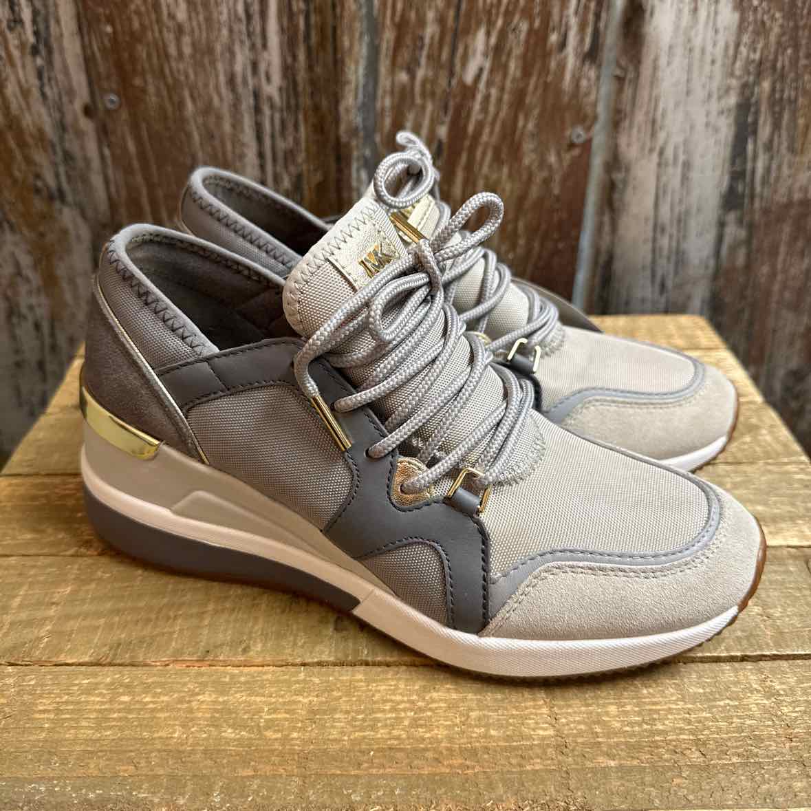 Michael Kors 6.5 Gray Sneakers