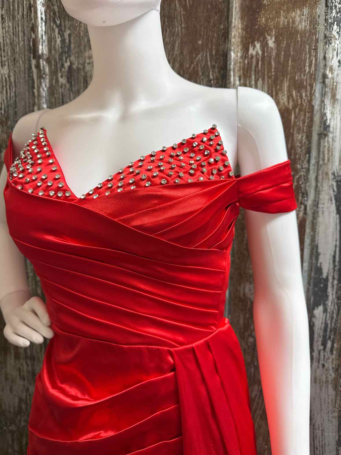 Size 4 Red Evening Dress