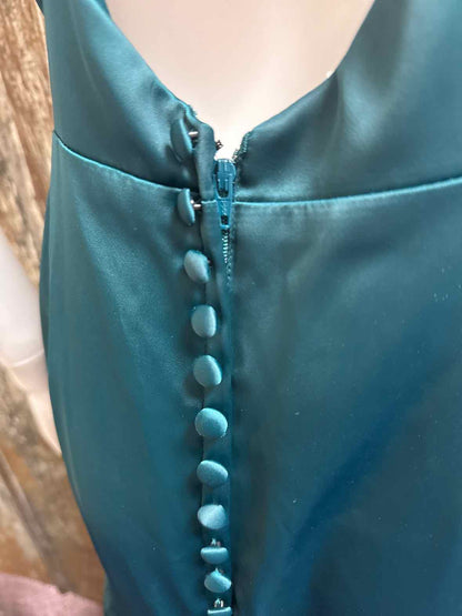 Galina Signature Size 8 Green Evening Dress
