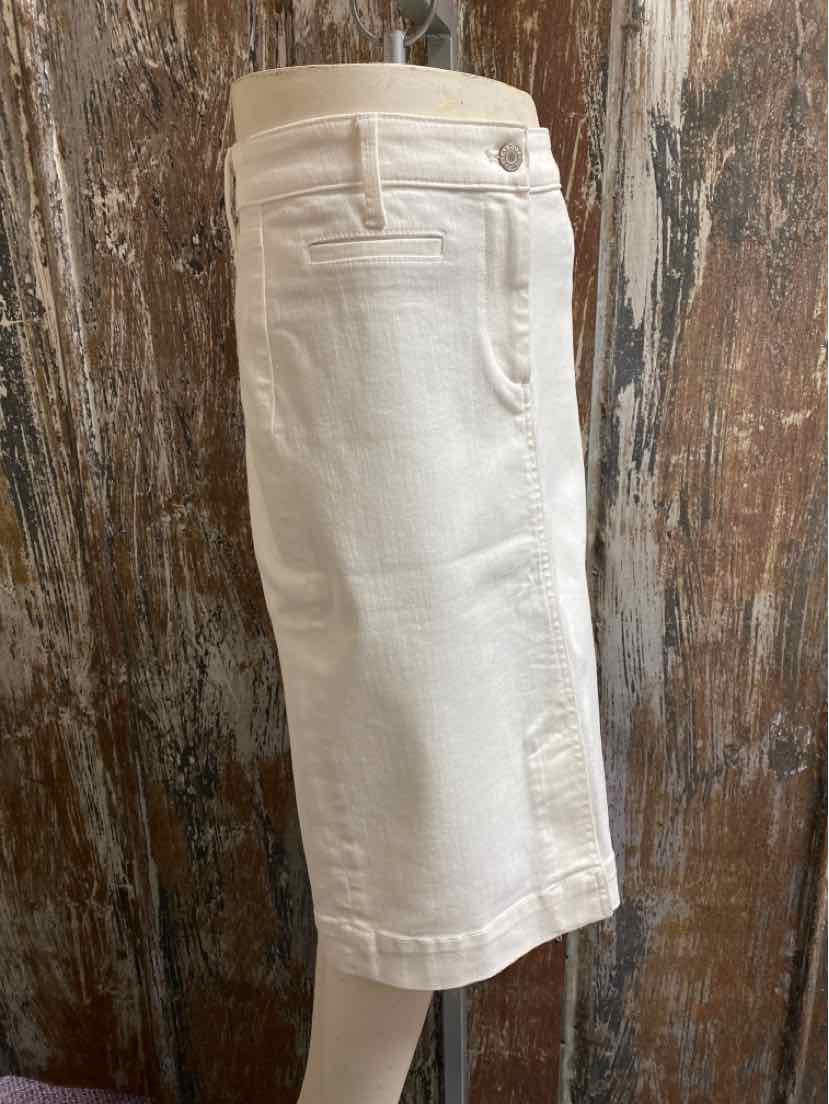 Talbots Size 6 White Skirt