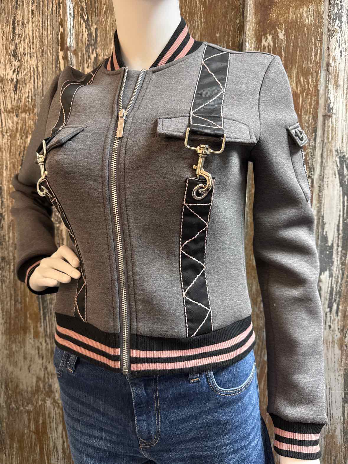 True Religion Size extra small Gray/pink Jacket