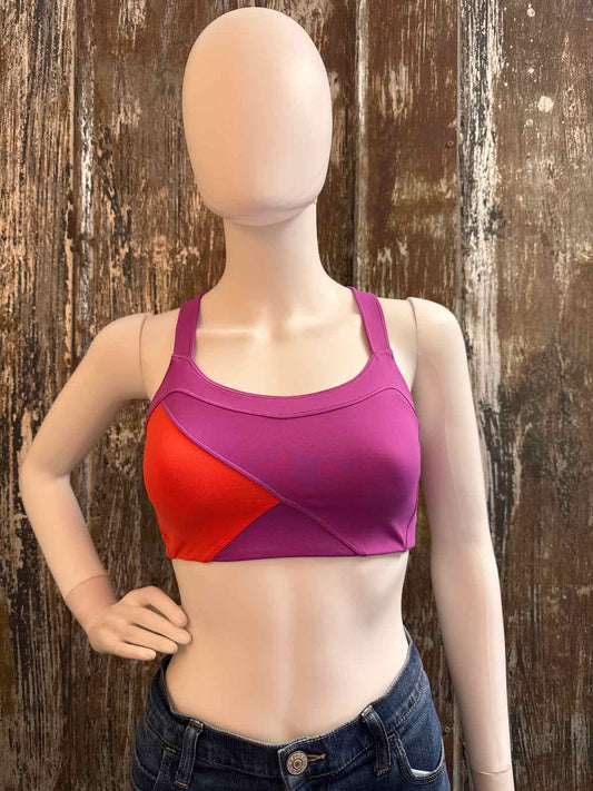 lululemon Size 6 (Small) Purple & Red Print Activewear