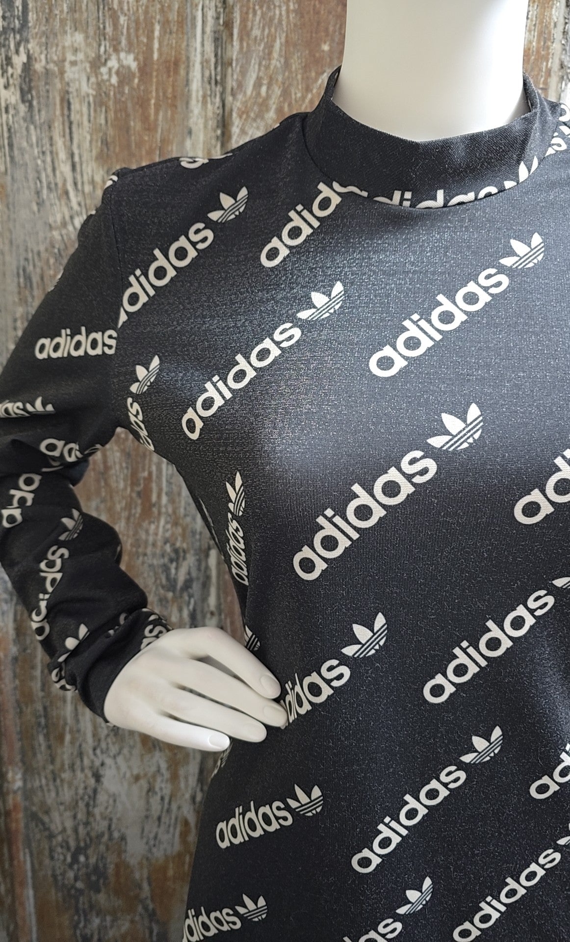 Adidas Size Large black/white Dress