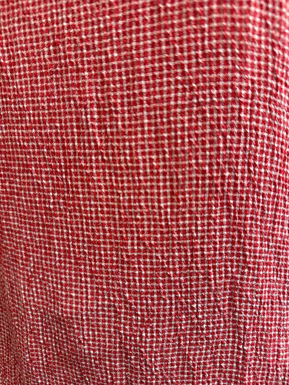 Eileen Fisher Size small Red check tops
