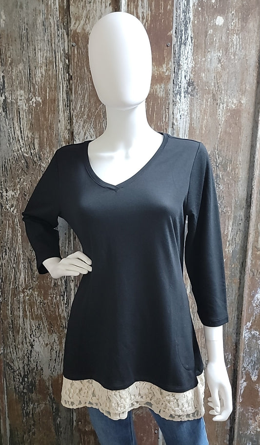 Logo Size Medium Black tops