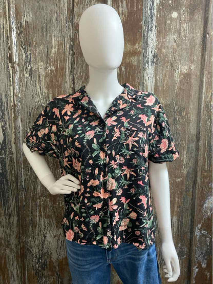 VANS Size Extra Large pink floral tops