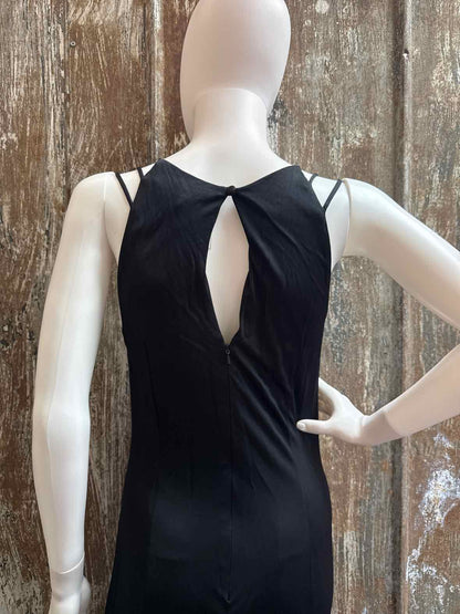 Aidan Mattox Size 12 Black Evening Dress