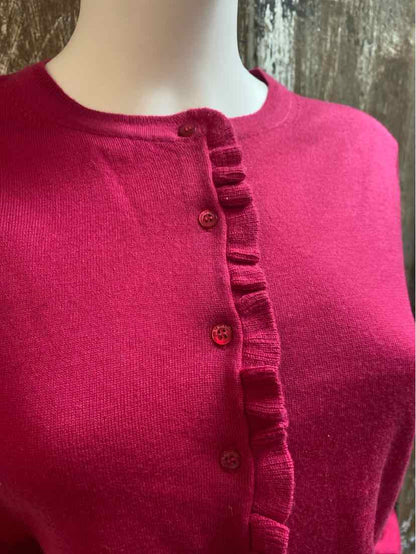 L. K. Bennett Size Extra Large Pink Cardigan