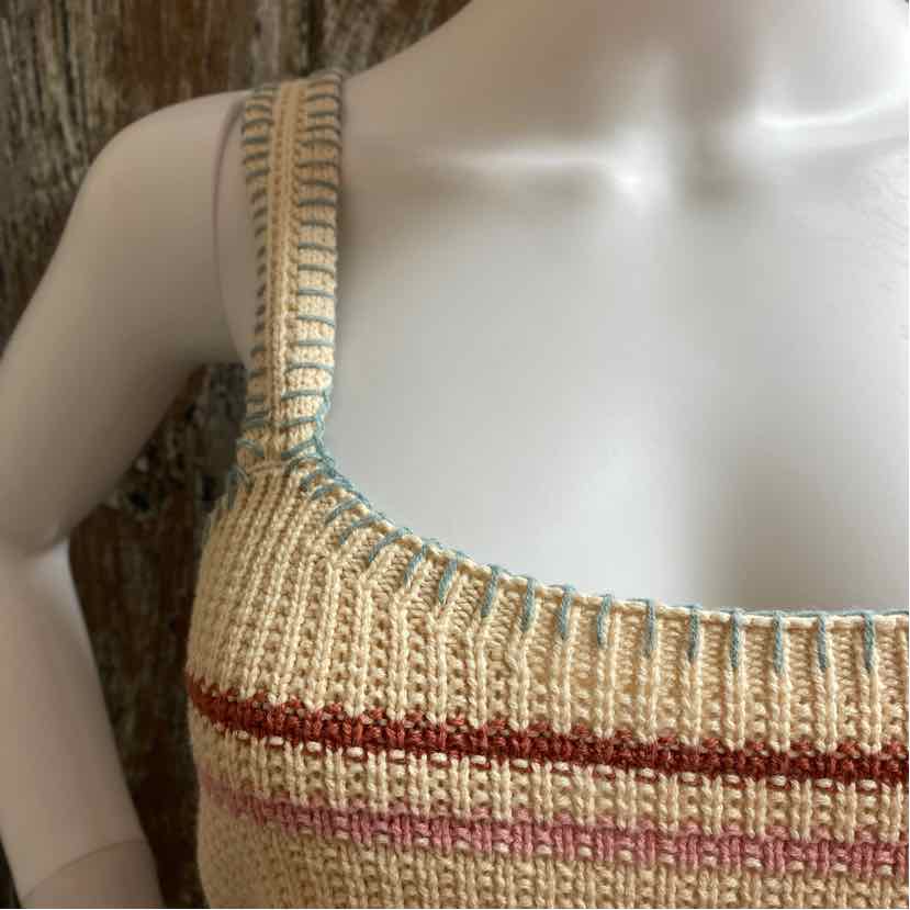 Rails Size small Cream stripe Sweater Vest
