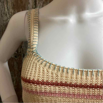 Rails Size small Cream stripe Sweater Vest