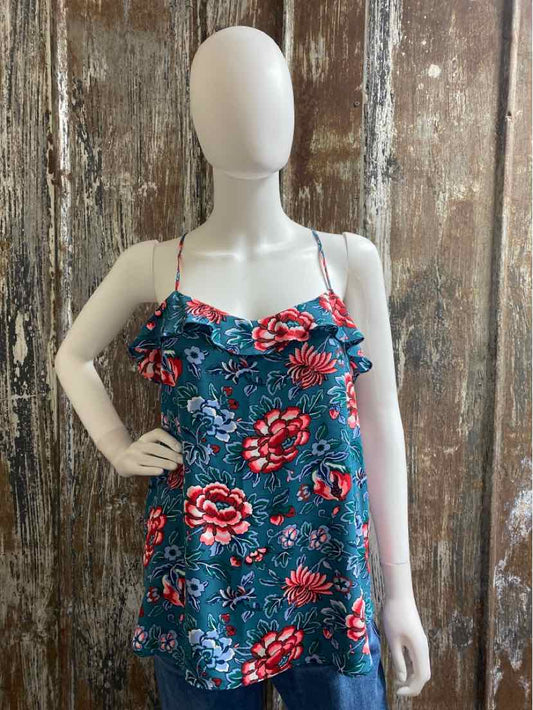 Loft Size small Blue Floral tops