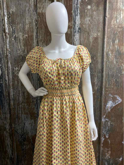 J. Crew Size extra small Yellow Floral Dress