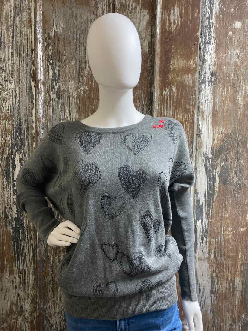 Tricotto Size small Gray Sweater