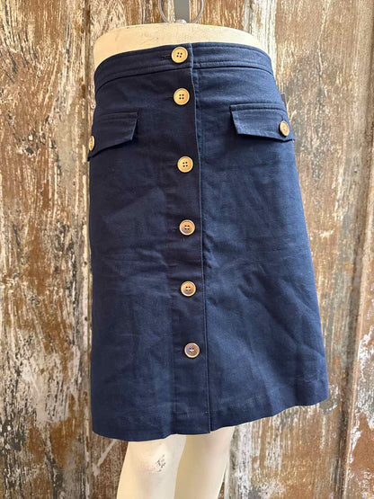 J. Crew Size 4 Navy Skirt