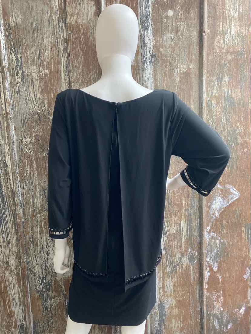 Laundry by Shelli Segal Size 14 (Large) Black Dress