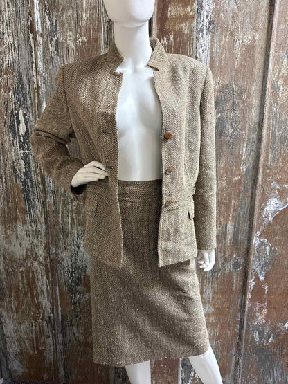 Carlisle Size 14 Brown 2 Piece Suit