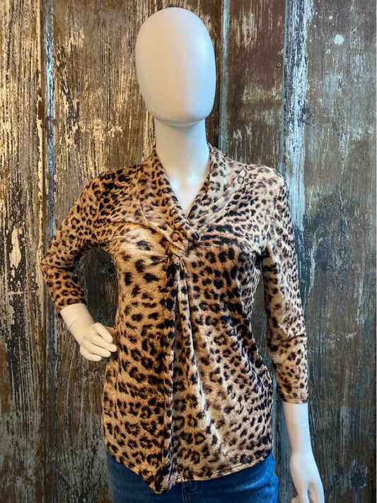 Premise Size small Brown Animal Print tops