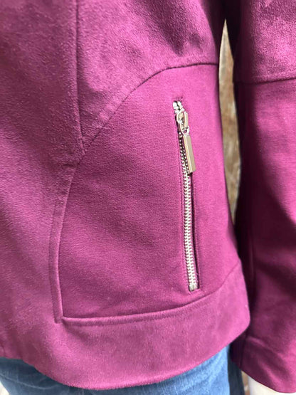 Chico's Size small Burgundy Jacket