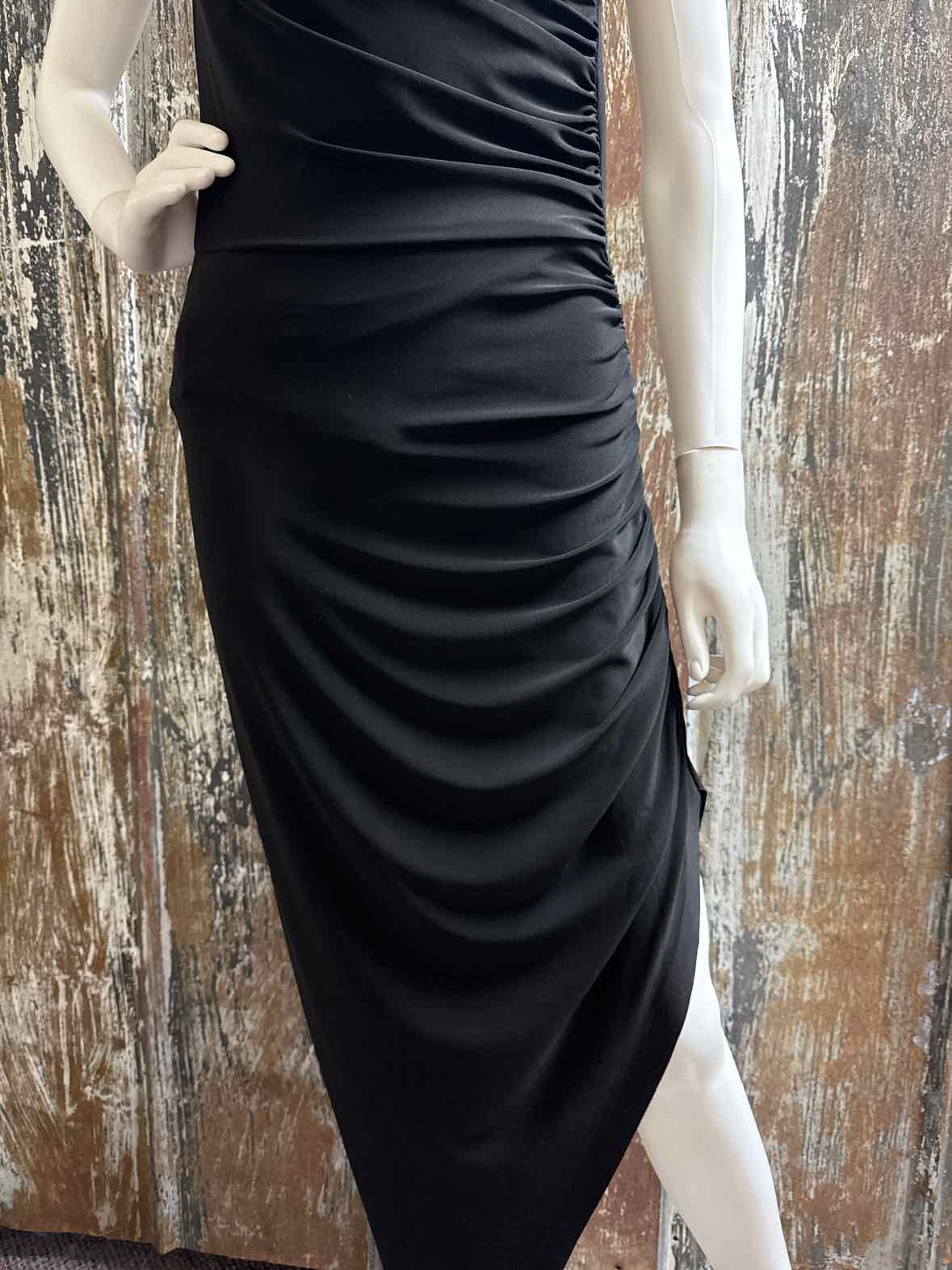 Norma Kamali Size Large Black Evening Dress