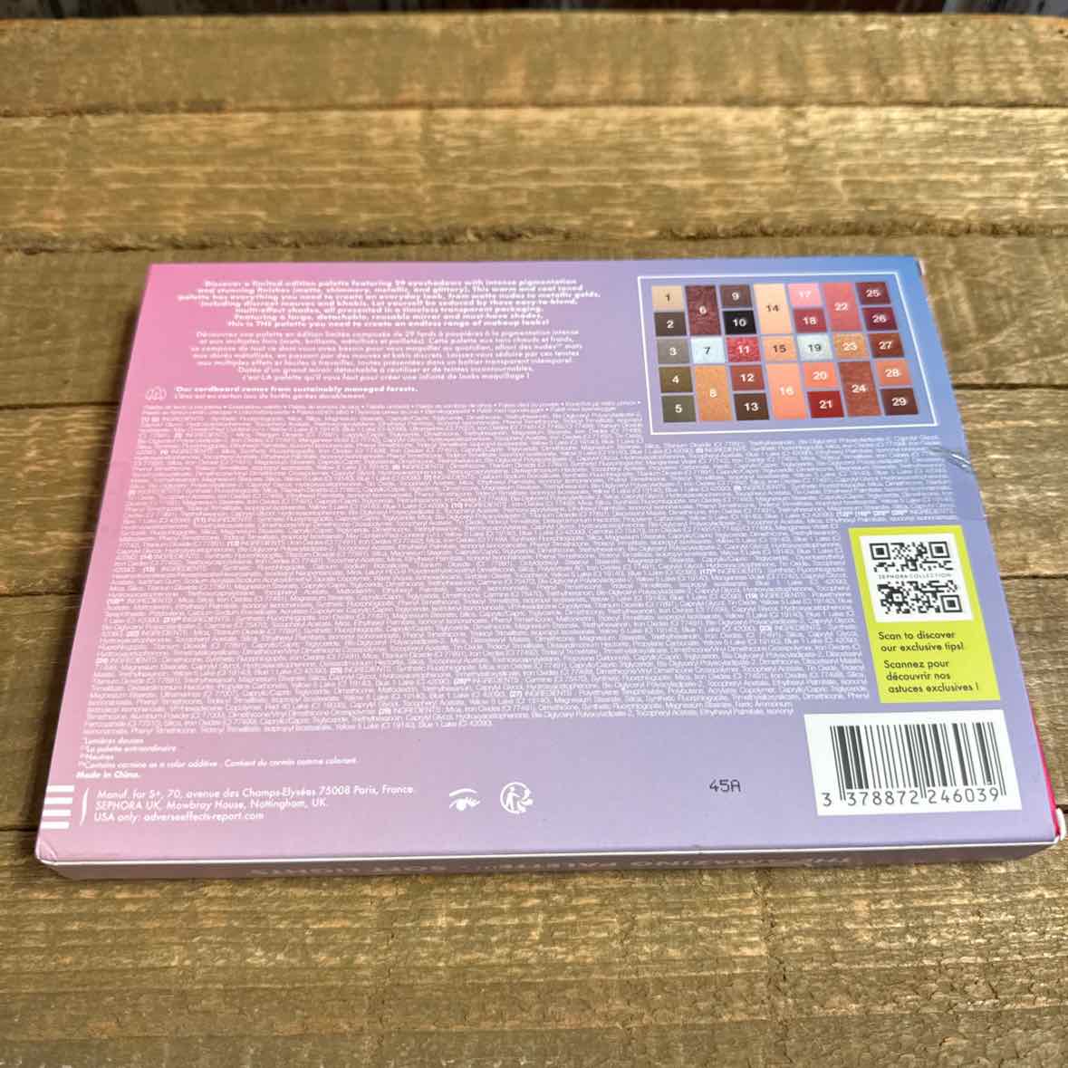 sephora Eyeshadow Palette