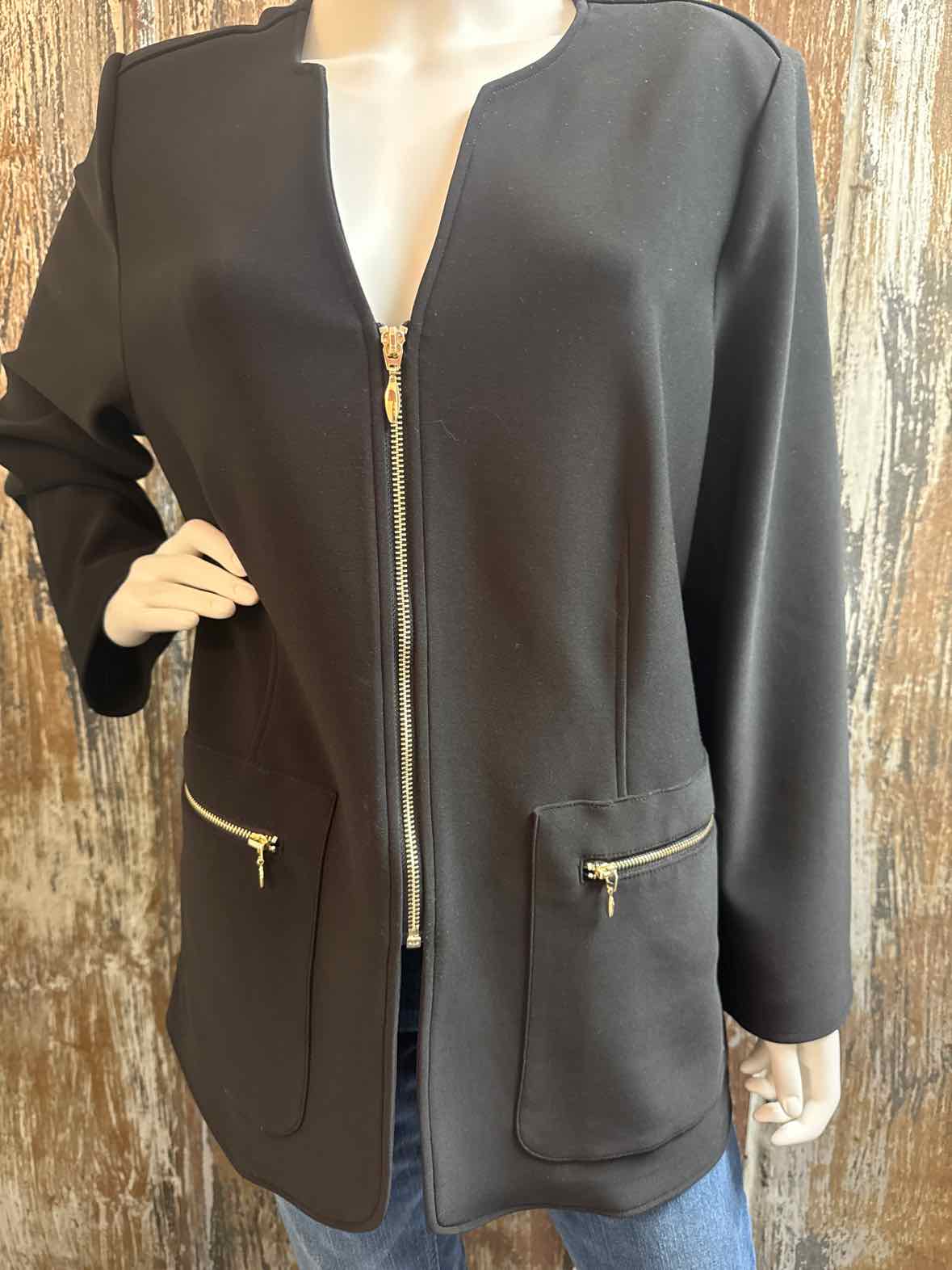 Chico's Size Large Black Jacket