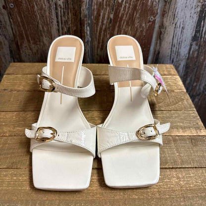 Dolce Vita 8 White Sandals